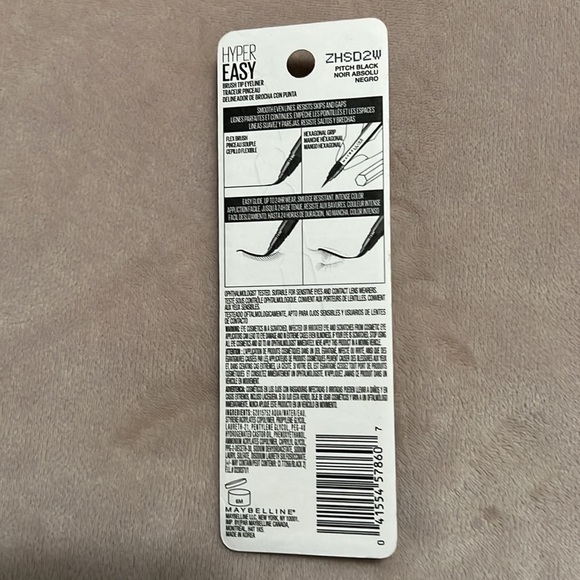 New in Package, Maybelline Hyper Easy Eyeliner Liquid Pen in Pitch Black color - Picture 2 of 3